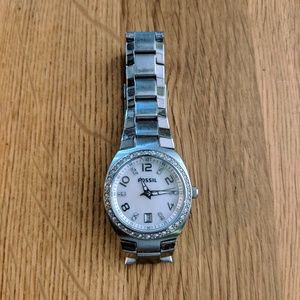 Women's  Stainless Steel Fossil Serena Watch